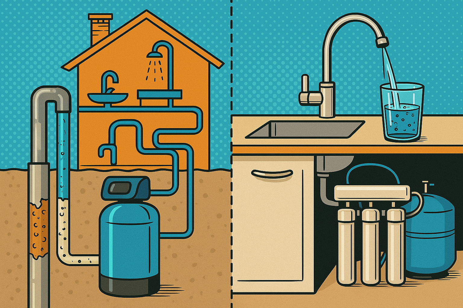 Vízvezeték és víztisztító rendszer