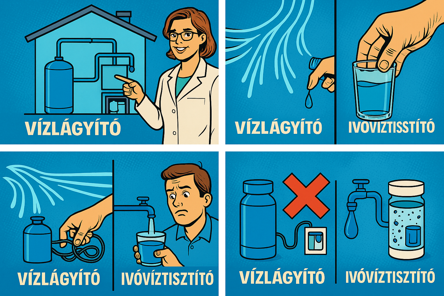 Vízkezelés és tisztítás folyamata