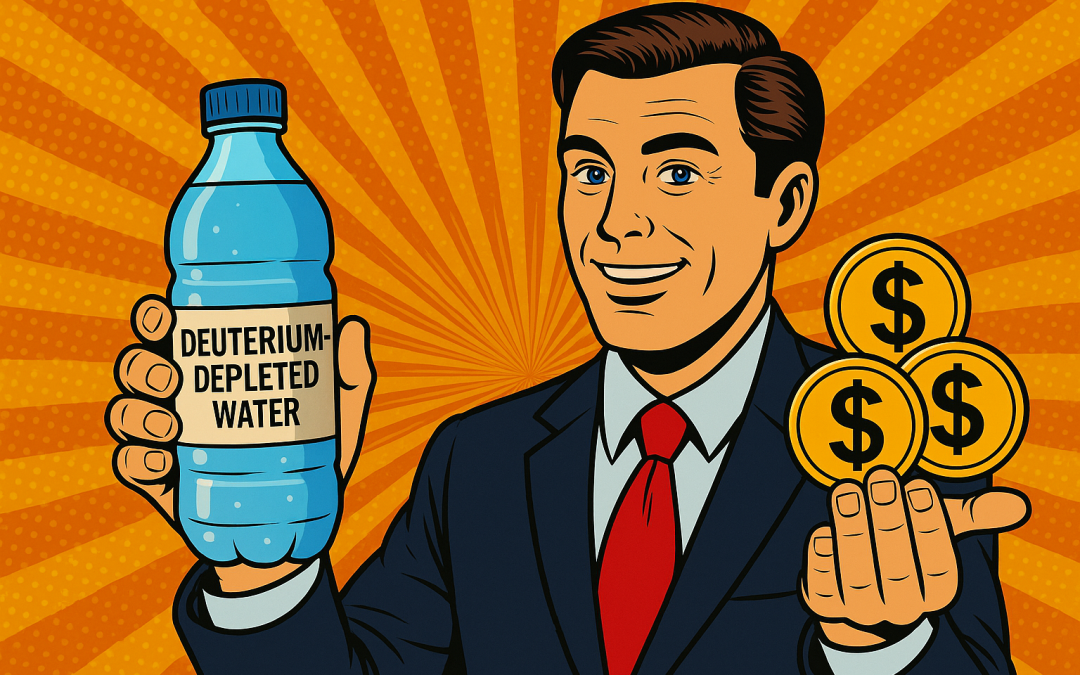 Deutériumcsökkentett víz – tudomány, marketing és kritika egy palackban