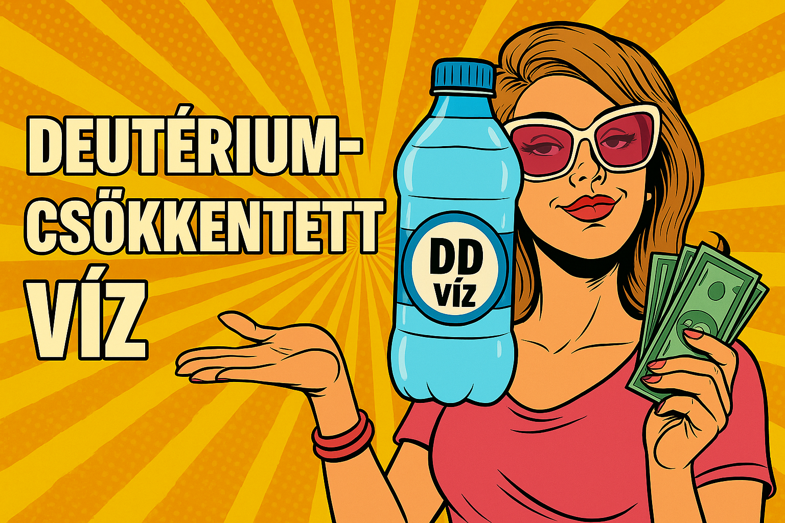 Deutériumcsökkentett víz és pénz