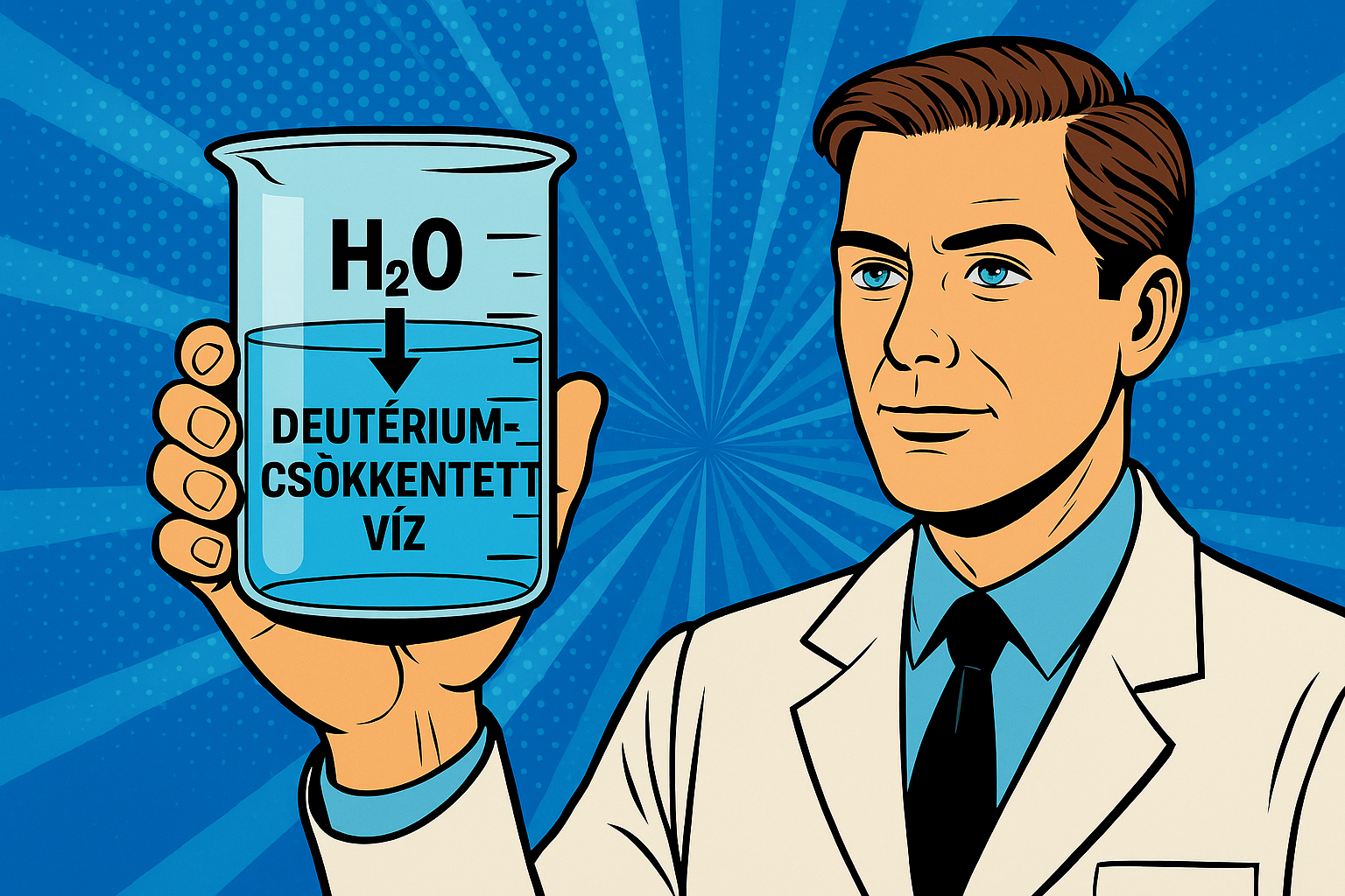 Deutérium-csökkentett víz bemutatása