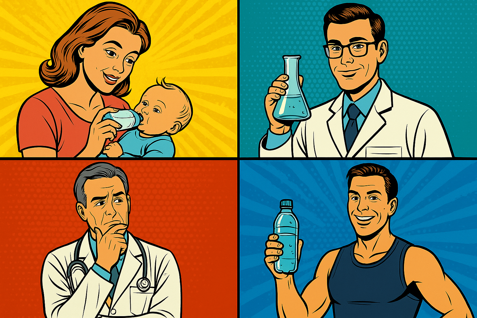 Család, tudomány, egészség, víz, deutériummentes víz