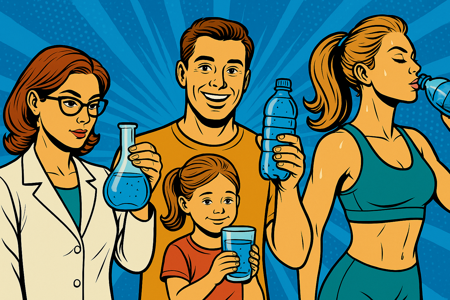 Egészséges életmód és vízfogyasztás deutériummentes víz