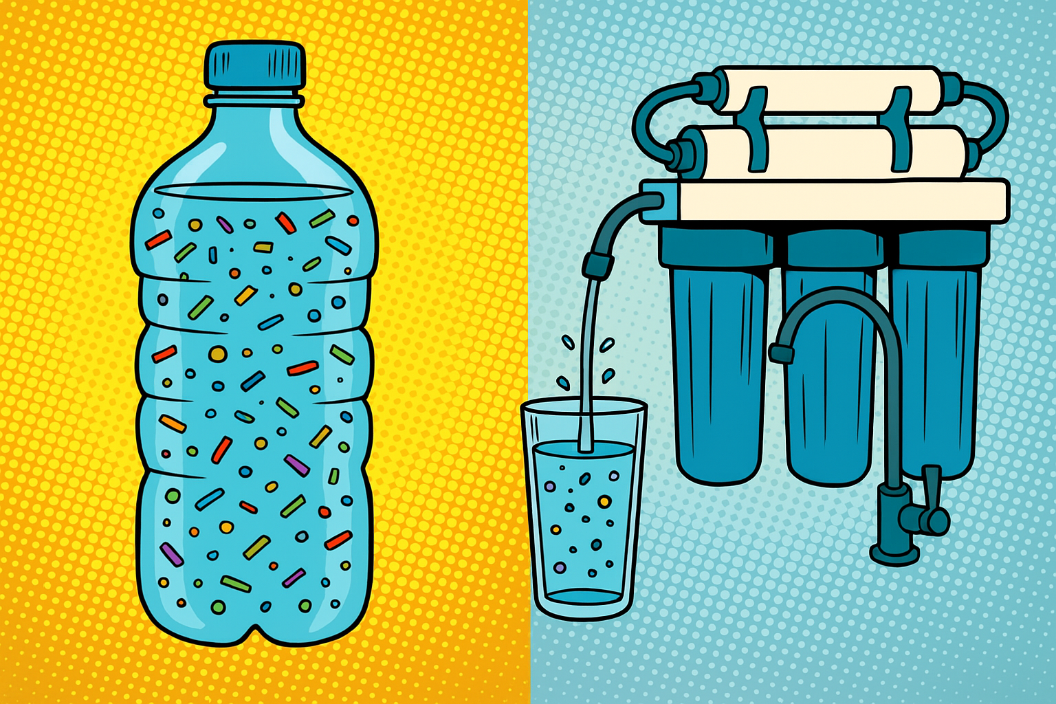 Mikroműanyag a vízben és szűrés