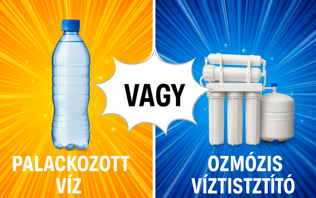 Palackozott víz? Ugyan már! – Miért ciki 2025-ben PET-palackot cipelni, és miért okos döntés egy otthoni ivóvíztisztító