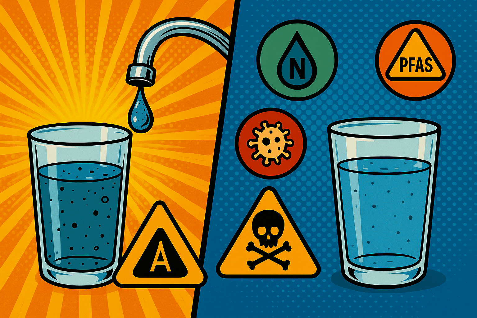 Tiszta és szennyezett víz